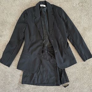 LF Two Piece Blazer and Mini Skirt Matching Set